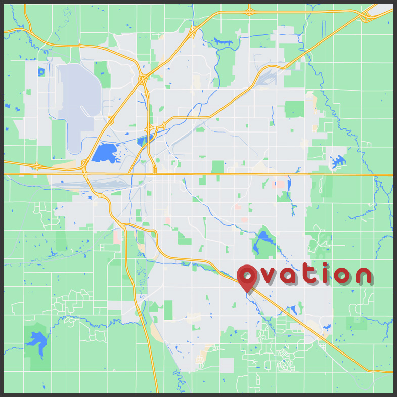 Ovation Lincoln Map
